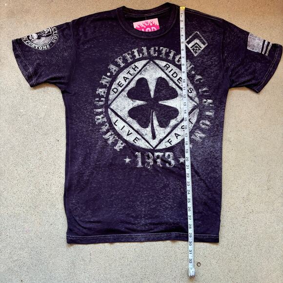 Affliction Live Fast Tee Size XL - Picture 6 of 7